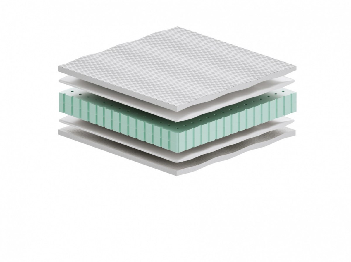 Materac nawierzchniowy 2x Lateks 75x145 cm Materac nawierzchniowy 2x Lateks 75x145 cm