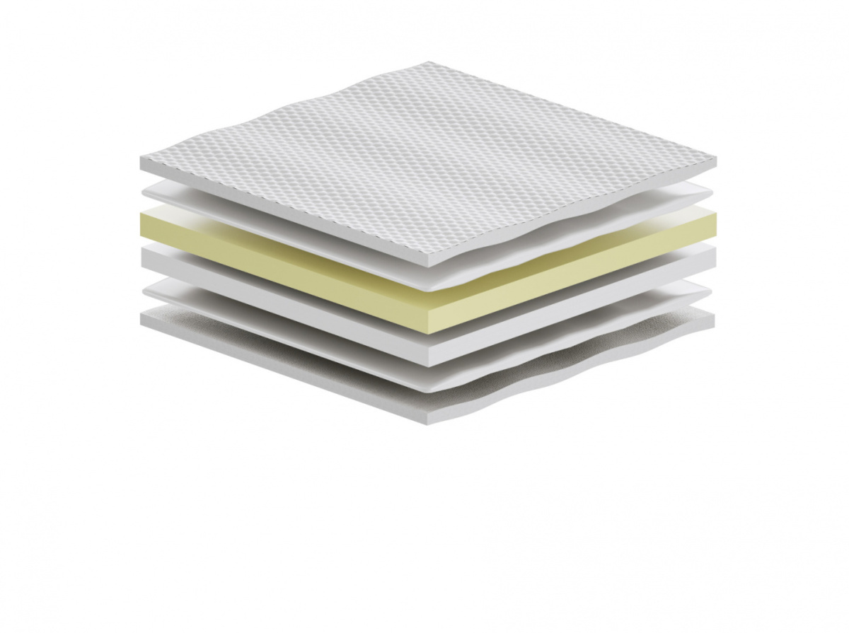 Materac nawierzchniowy Pianka + Visco 65x130 cm Materac nawierzchniowy Pianka + Visco 65x130 cm