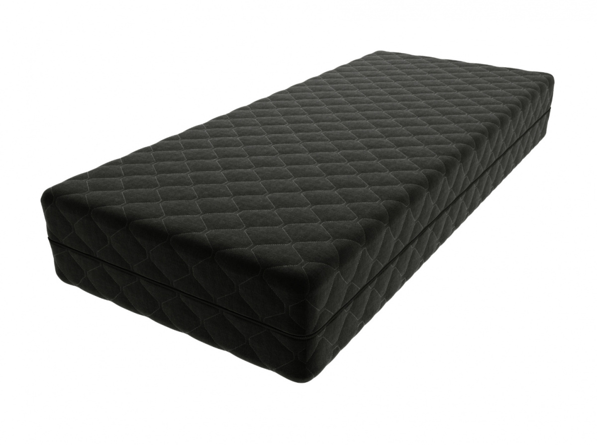 Pokrowiec na materac Czarny Pikowany Jersey 190x210 cm Pokrowiec na materac Czarny Pikowany Jersey 190x210 cm